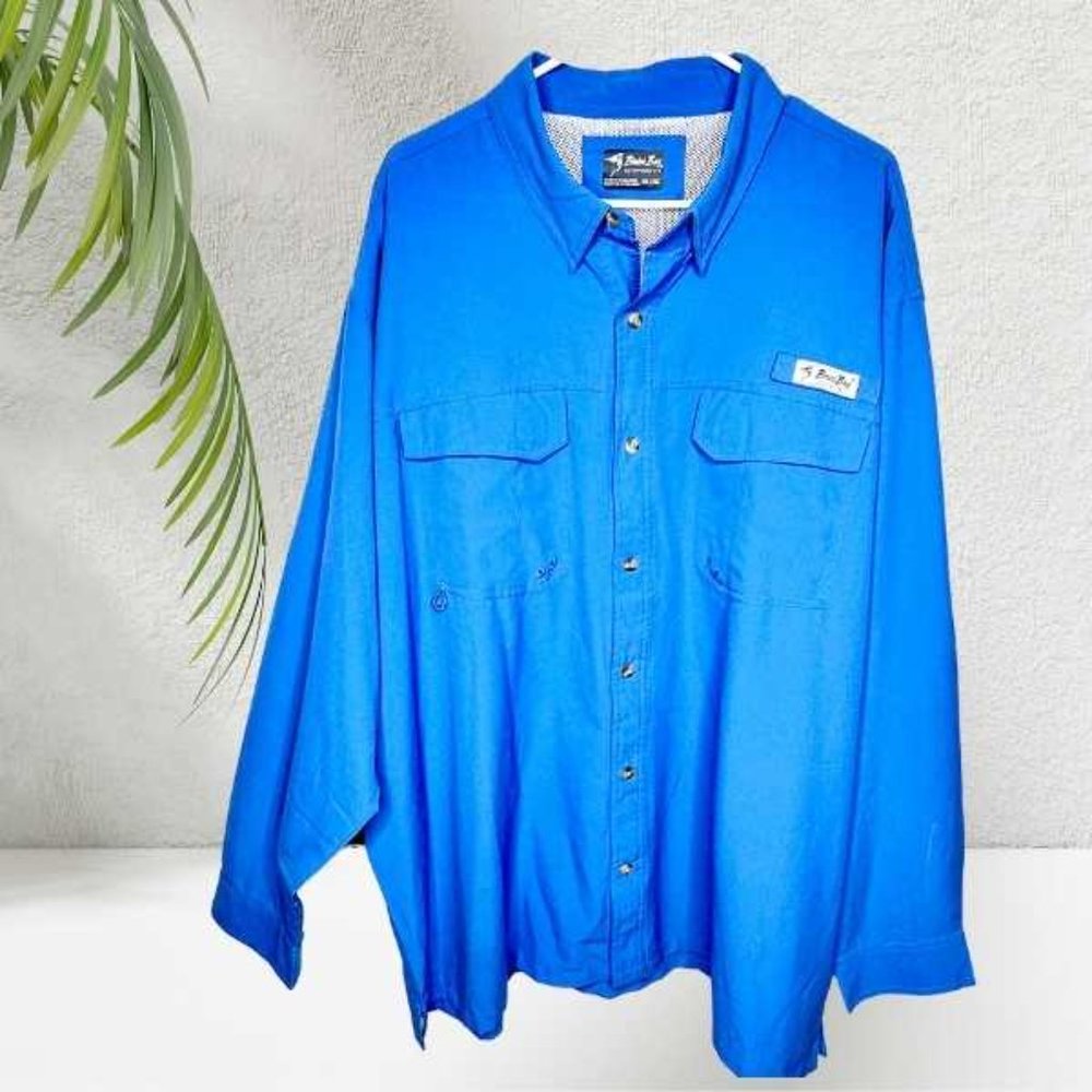 Bimini Bay Outfitters LTD Button Up Fishing Shirt - Mens 3XL - Long Sleeve